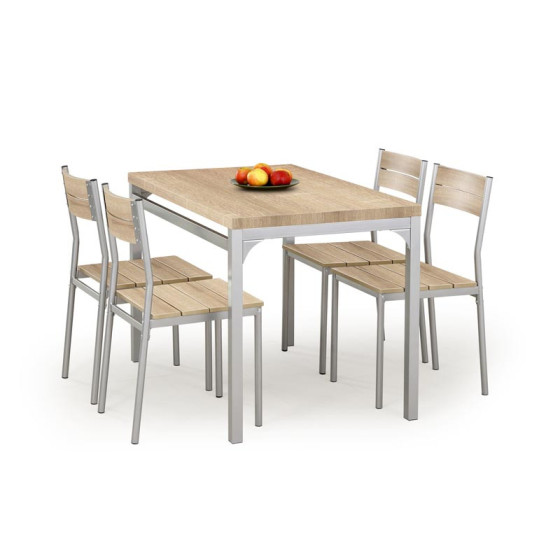 Zestaw Stół+4 Krzesła Malcolm -Halmar Halmar