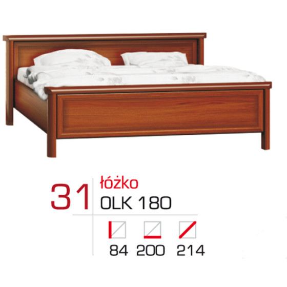 Łóżko ze stelażem OLK OLIWIA - Mebel Sokół Sokol meble