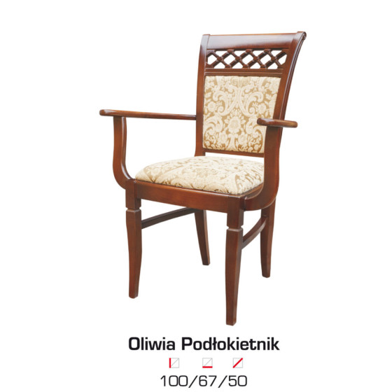 Krzesło OLIWIA z podłokietnikiem - Mebel Sokół Sokol meble